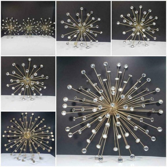Atomic Starburst Wall Decor Four Piece Set